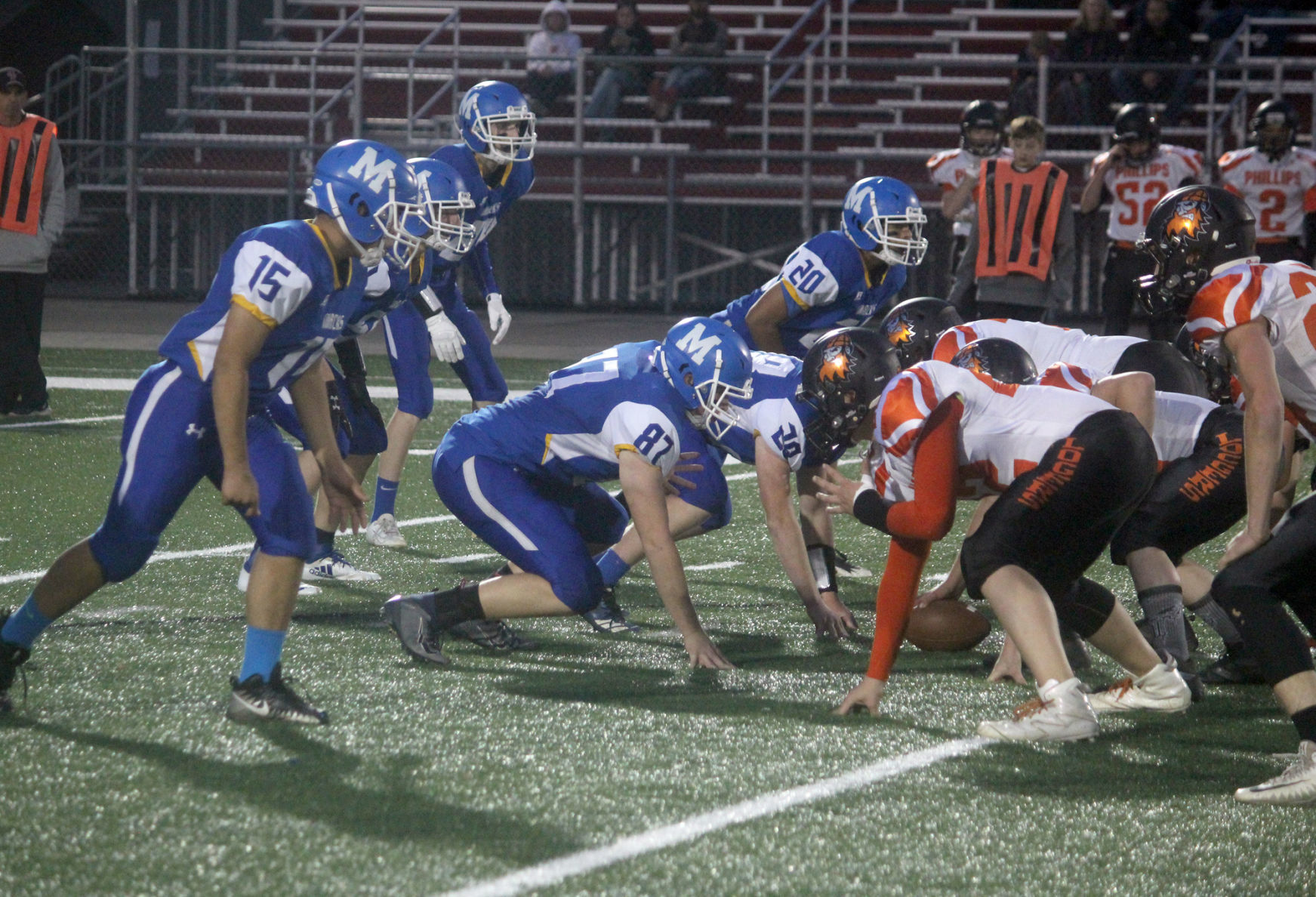 Phillips at McDonell football 9-27-19